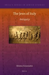 book The Jews of Italy: Antiquity