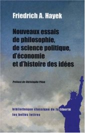 book Nouveaux essais de philosophie, de science politique, d'économie et d'histoire des idées