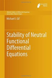 book Stability of Neutral Functional Differential Equations