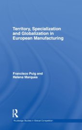 book Territory, specialization and globalization in European Manufacturing