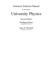 book Instructor's Solution Manuals to University Physics with Modern Physics