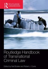 book Routledge Handbook of Transnational Criminal Law