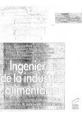 book Ingenieria de la industria alimentaria Volumen 2