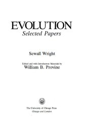 book Evolution: Selected Papers