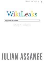 book When Google Met WikiLeaks