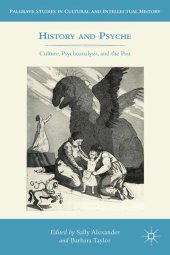 book History and Psyche: Culture, Psychoanalysis, and the Past