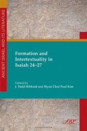 book Formation and Intertextuality in Isaiah 24-27