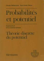 book Probabilités et Potentiel, vol.C, chap. IX à XI, théorie discrète du potentiel