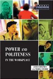 book Power and politeness in the workplace