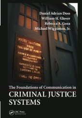 book The Foundations of Communication in Criminal Justice Systems