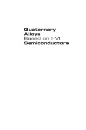 book Quaternary alloys based on ii - vi semiconductors