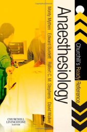 book Anaesthesiology