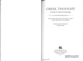 book Greek thought : a guide to classical knowledge