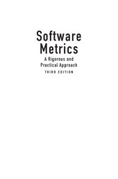 book Software Metrics: A Rigorous and Practical Approach, Third Edition