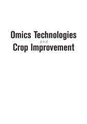 book Omics technologies and crop improvement