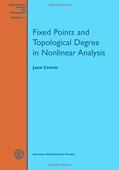 book Fixed points and topological degree in nonlinear analysis