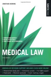 book Medical law