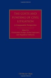 book The costs and funding of civil litigation : a comparative perspective