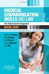 book Medical communication skills and law : the patient centred approach