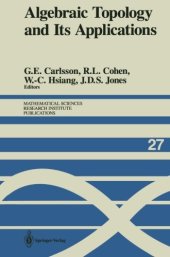 book Algebraic topology and its applications