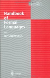 book Handbook of Formal Languages: Volume 3 Beyond Words