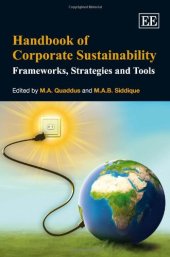 book Handbook of corporate sustainability : frameworks, strategies and tools