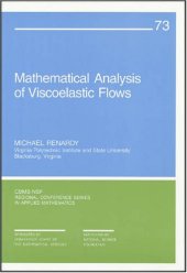 book Mathematical analysis of viscoelastic flows