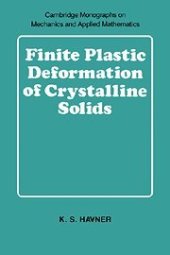 book Finite plastic deformation of crystalline solids