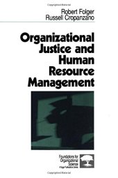 book Organizational justice and human resource management