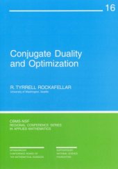 book Conjugate duality and optimization