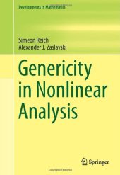 book Genericity in nonlinear analysis