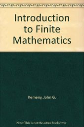 book Introduction to finite mathematics