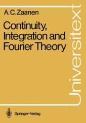 book Continuity, Integration and Fourier Theory