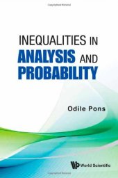 book Inequalities in analysis and probability