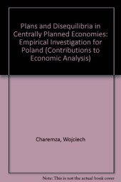 book Plans and disequilibria in centrally planned economies : empirical investigation for Poland