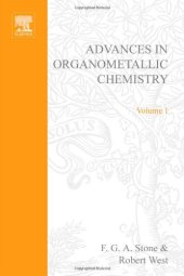 book Advances in organometallic chemistry. / Volume 1