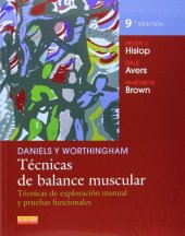 book Daniels y Worthingham. Técnicas de balance muscular : Técnicas de exploración manual y pruebas funcionales