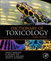 book Dictionary of Toxicology