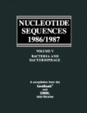 book Nucleotide Sequences 1986/1987: Bacteria and Bacteriophage. A Compilation from the Genbank® and EMBL Data Libraries