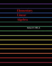 book Elementary linear algebra