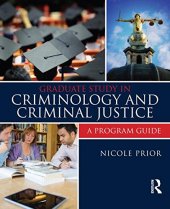 book Graduate study in criminology and criminal justice : a program guide