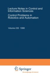 book Control Problems in Robotics and Automation