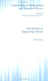 book Introduction to Superstring Theory 