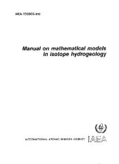 book Mathematical Models in Isotope Hydrogeology