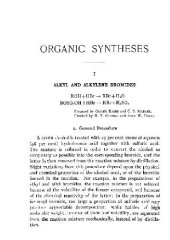 book Organic Syntheses: An Annual Publication of Satisfactory Methods for the Preparation of Organic Chemicals 