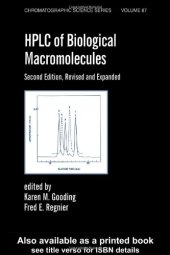 book Libro HPLC of Biological Macromolecules