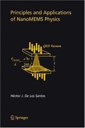 book Principles and Applications of NanoMEMS Physics