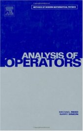 book Analysis of Operators