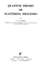 book Quantum theory of scattering processes