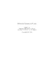 book Differential Geometry in Physics